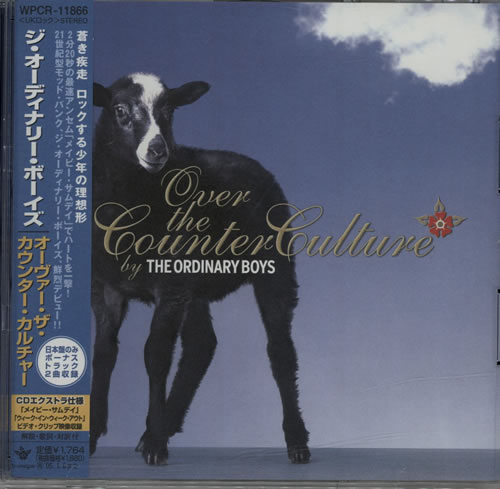 The Ordinary Boys Over The Counter Culture Japanese Promo CD